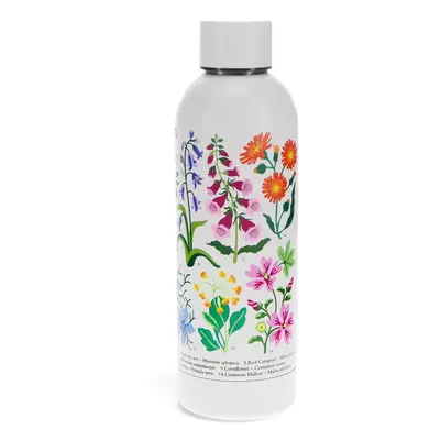 Bílá nerezová lahev 500 ml Wild Flowers – Rex London