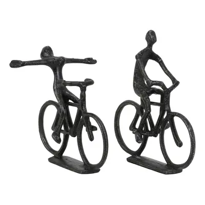 Kovové sošky v sadě 2 ks 22 cm Cyclists – Light & Living