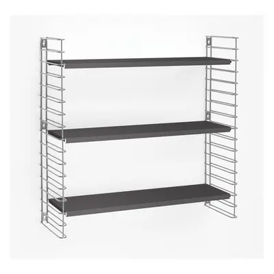 3patrový regál Metaltex Libro, šířka 70 cm