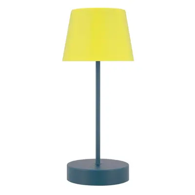 Žluto-modrá LED stmívatelná stolní lampa (výška 33,5 cm) Oscar – Remember