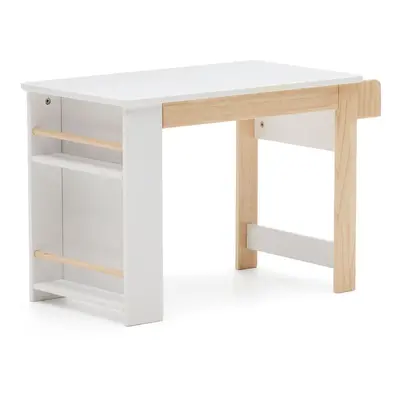 Dětský psací stůl s bílou deskou 40x77 cm Serwa – Kave Home