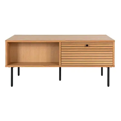 Konferenční stolek s deskou v dubovém dekoru v přírodní barvě 50x100 cm Kyoto – House Nordic