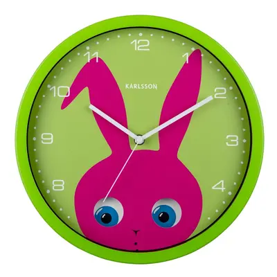 Dětské hodiny ø 31 cm Peekaboo Bunny – Karlsson