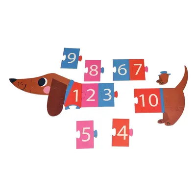 Puzzle (počet dílků 16) Sausage Dog – Rex London