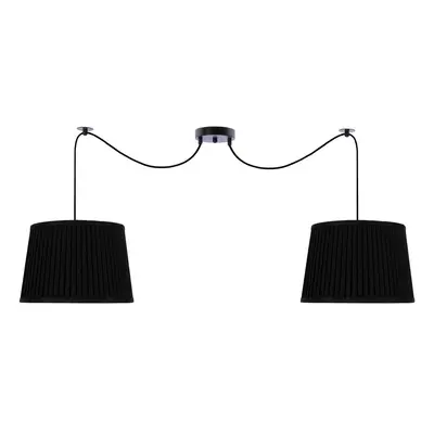 Černé závěsné svítidlo 100x20 cm Gillo – Candellux Lighting