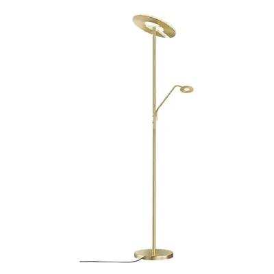 LED stmívatelná stojací lampa ve zlaté barvě (výška 180 cm) Dent – Fischer & Honsel