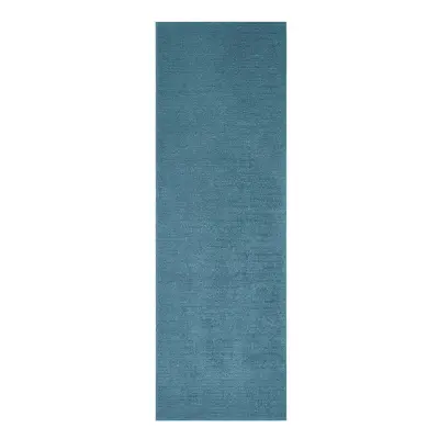 Tmavě modrý běhoun Mint Rugs Supersoft, 80 x 250 cm