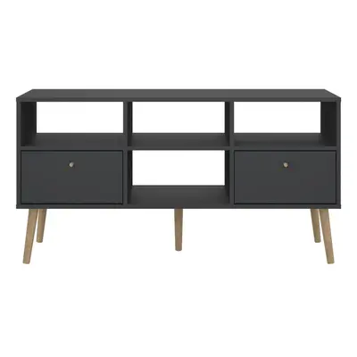 Antracitový TV stolek 117x61 cm Bodo – Tvilum