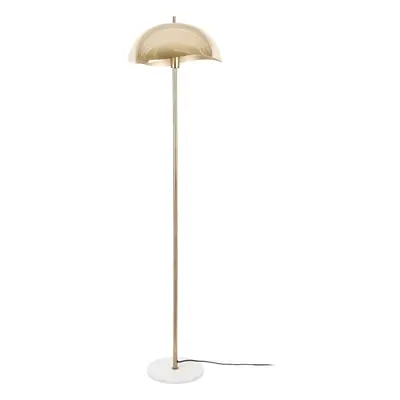 Stojací lampa ve zlaté barvě s kovovým stínidlem (výška 154 cm) Waved – Leitmotiv