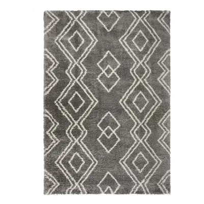 Šedý koberec 200x290 cm Atlas Berber – Flair Rugs