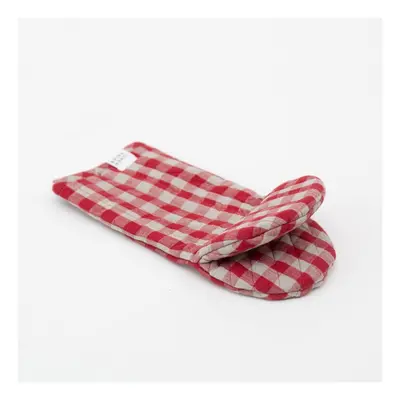 Lněná chňapka Red Gingham – Linen Tales