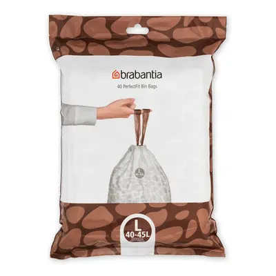 Pytle na odpadky v sadě 40 ks 45 l PerfectFit L – Brabantia