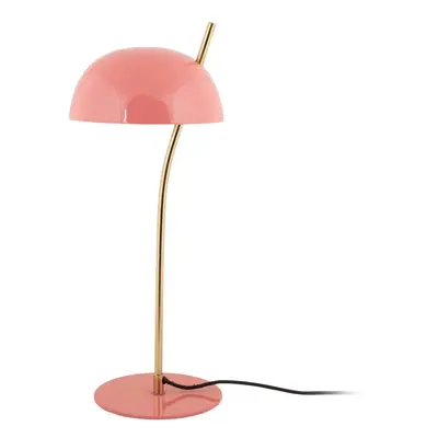 Růžová stolní lampa s kovovým stínidlem (výška 55 cm) Vivo – Leitmotiv