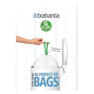 Pytle na odpadky v sadě 40 ks 30 l PerfectFit G – Brabantia