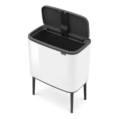 Bílý dotykový ocelový odpadkový koš 36 l Bo Touch Bin – Brabantia