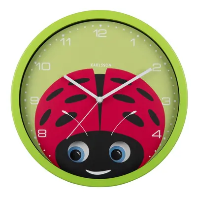 Dětské hodiny ø 31 cm Peekaboo Ladybug – Karlsson