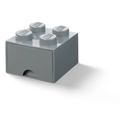 Dětský tmavě šedý úložný box se zásuvkou LEGO®