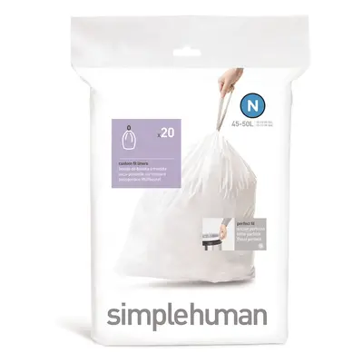 Pytle na odpadky 20 ks 50 l – simplehuman