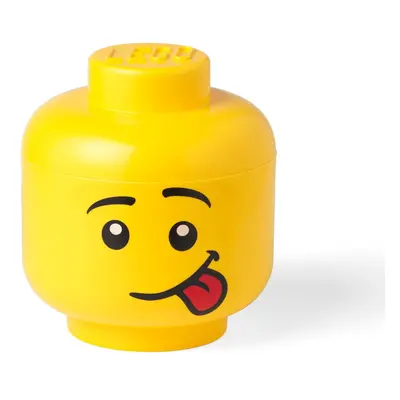 Žlutý úložný box ve tvaru hlavy LEGO® Silly L