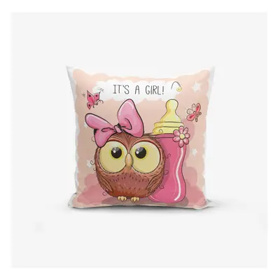 Dětský povlak na polštář 43x43 cm Girl Owl – Mila Home