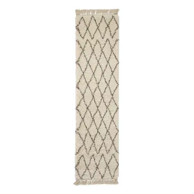 Krémový běhoun 60x230 cm Boho – Think Rugs