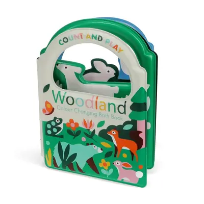 Interaktivní hračka Colour changing bath book Woodland – Rex London