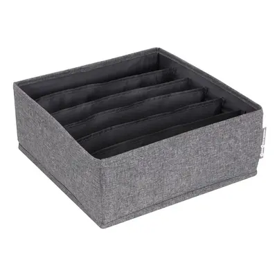 Šedý organizér do zásuvky s přihrádkami Bigso Box of Sweden Drawer, 29 x 11 cm