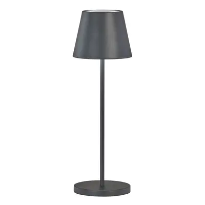 Černá LED stmívatelná stolní lampa s kovovým stínidlem (výška 34 cm) Cosenza 2.0 – Fischer & Hon