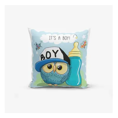 Dětský povlak na polštář 43x43 cm Boy Owl – Mila Home