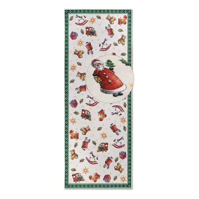 Zelený běhoun s vánočním motivem 80x200 cm Green Christmas – Villeroy&Boch