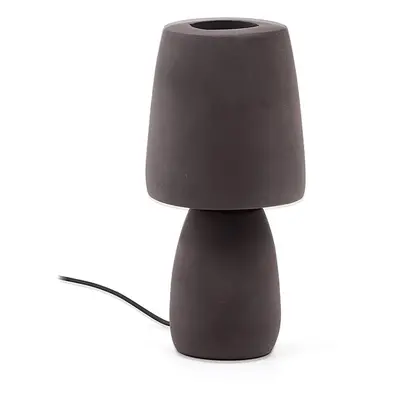 Tmavě hnědá stolní lampa (výška 30 cm) Tandy – Kave Home