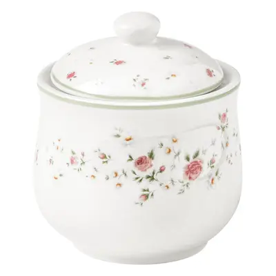 Bílá porcelánová cukřenka Brandani Nonna Rosa