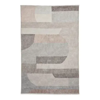 Béžový pratelný koberec s příměsí bavlny 122x170 cm Whisper – Think Rugs