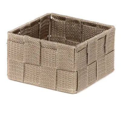 Světle hnědý koupelnový organizér Compactor Stan, 12 x 12 cm