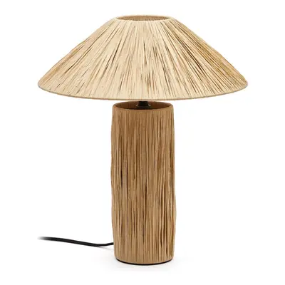 Stolní lampa v přírodní barvě (výška 41 cm) Samse – Kave Home