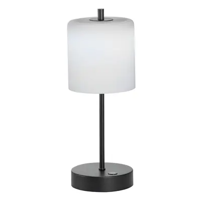 Černobílá LED stmívatelná stolní lampa (výška 34,5 cm) Riva – Fischer & Honsel