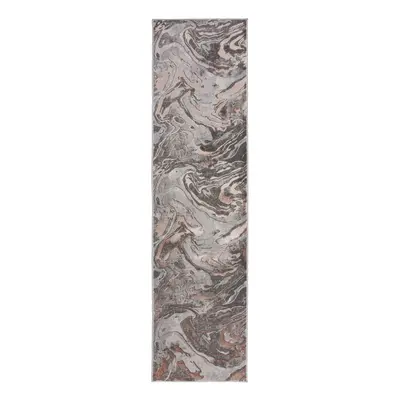 Šedo-béžový běhoun 80x300 cm Marbled – Flair Rugs