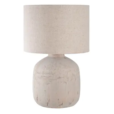 Krémová stolní lampa s textilním stínidlem (výška 46,5 cm) Bilby – House Nordic