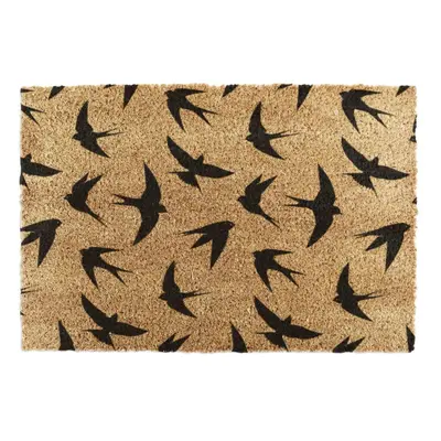 Rohožka z kokosového vlákna 60x90 cm Swallows – Artsy Doormats