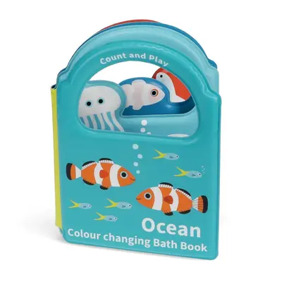 Interaktivní hračka Colour changing bath book Ocean – Rex London