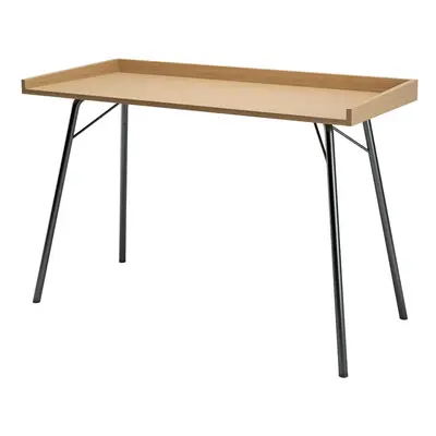 Pracovní stůl s deskou v dubovém dekoru 52x115 cm Rayburn – Woodman