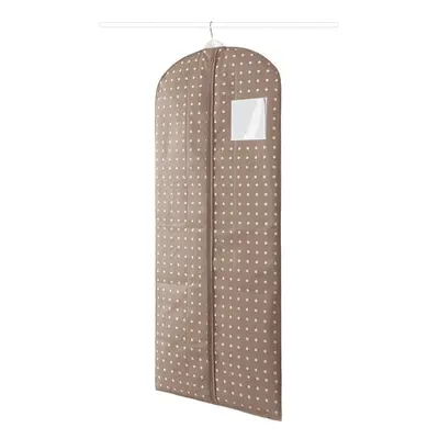 Béžový obal na šaty Compactor Dots, 137 cm