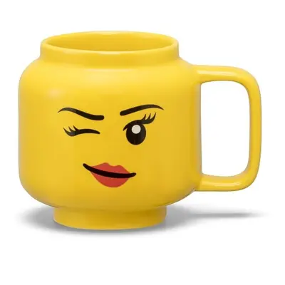 Žlutý keramický dětský hrnek 255 ml Head – LEGO®