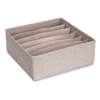 Béžový organizér do zásuvky s přihrádkami Bigso Box of Sweden Drawer, 29 x 11 cm