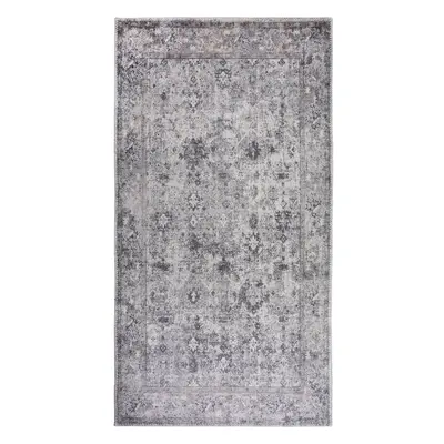 Šedý pratelný koberec 80x150 cm Vintage Orient – Vitaus