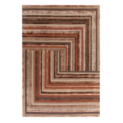 Vlněný koberec v cihlové barvě 160x230 cm Network Terracotta – Asiatic Carpets