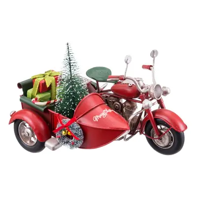 Kovová vánoční figurka Motorcycle with Sidecar – Casa Selección