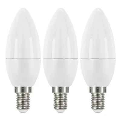 Neutrální LED žárovky v sadě 3 ks E14, 5 W, 230 V - EMOS