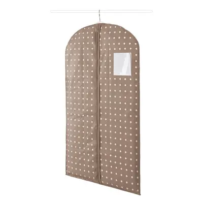 Béžový obal na šaty Compactor Dots, 100 cm