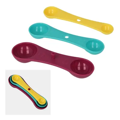 Sada 3 barevných odměrek Metaltex Spoons